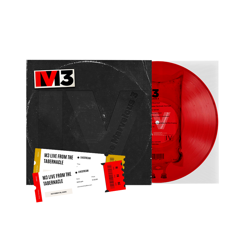 Marvelous 3 IV Red Vinyl + Live From The Tabernacle Livestream Ticket