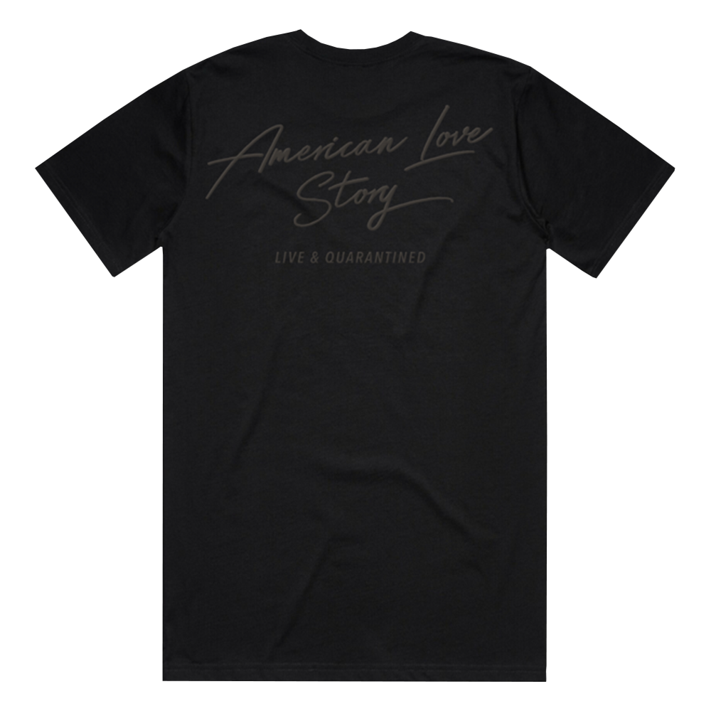 American Love Story LIVE & QUARANTINED Puff Ink Tee