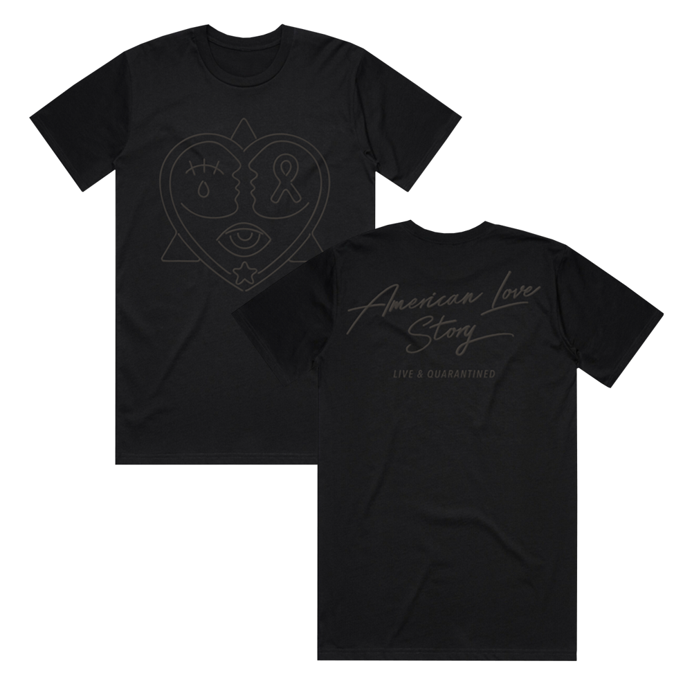 American Love Story LIVE & QUARANTINED Puff Ink Tee