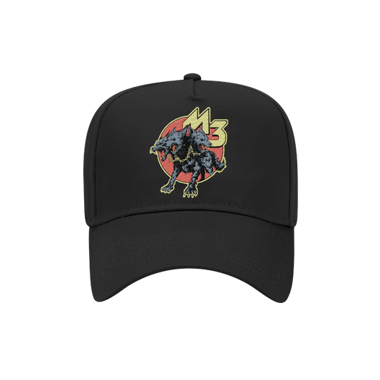 Black Cerberus Patch Hat