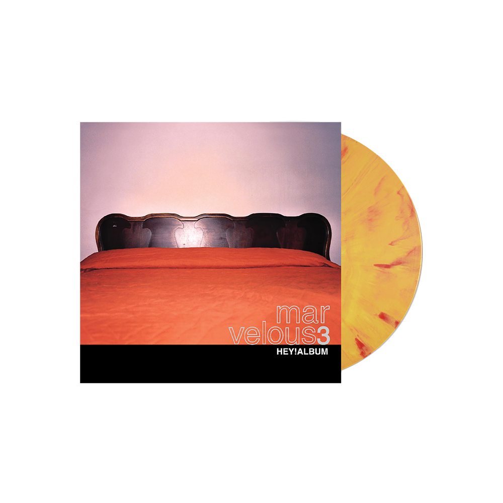 Marvelous 3 Hey! Album Limited Edition Orange and Red "Sunspot" Swirl Vinyl
