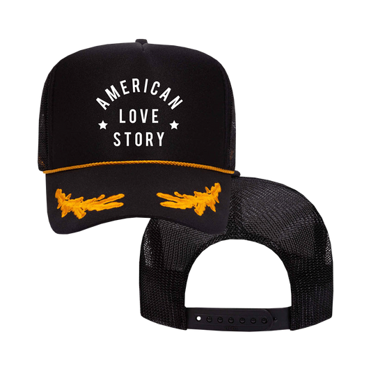 American Love Story Embroidered Trucker Hat