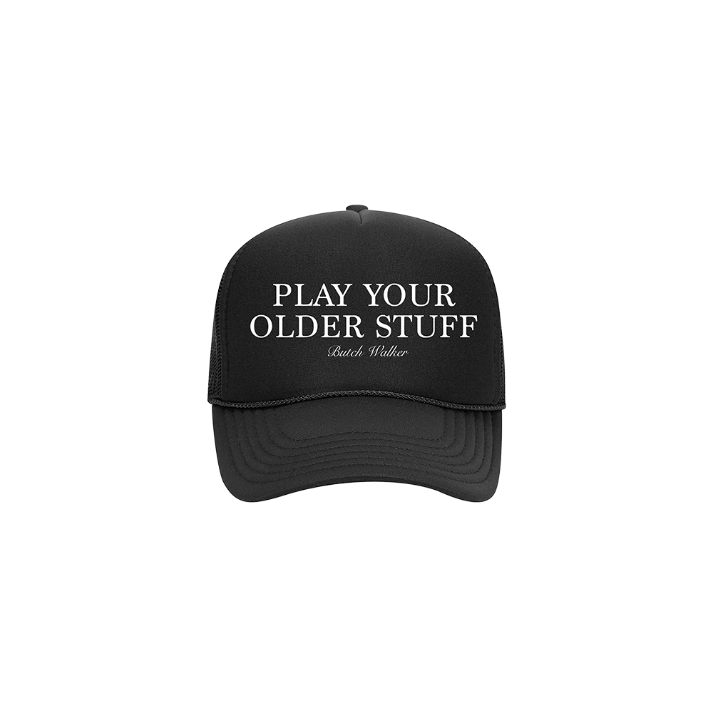 Play Your Old Stuff Black Trucker Hat